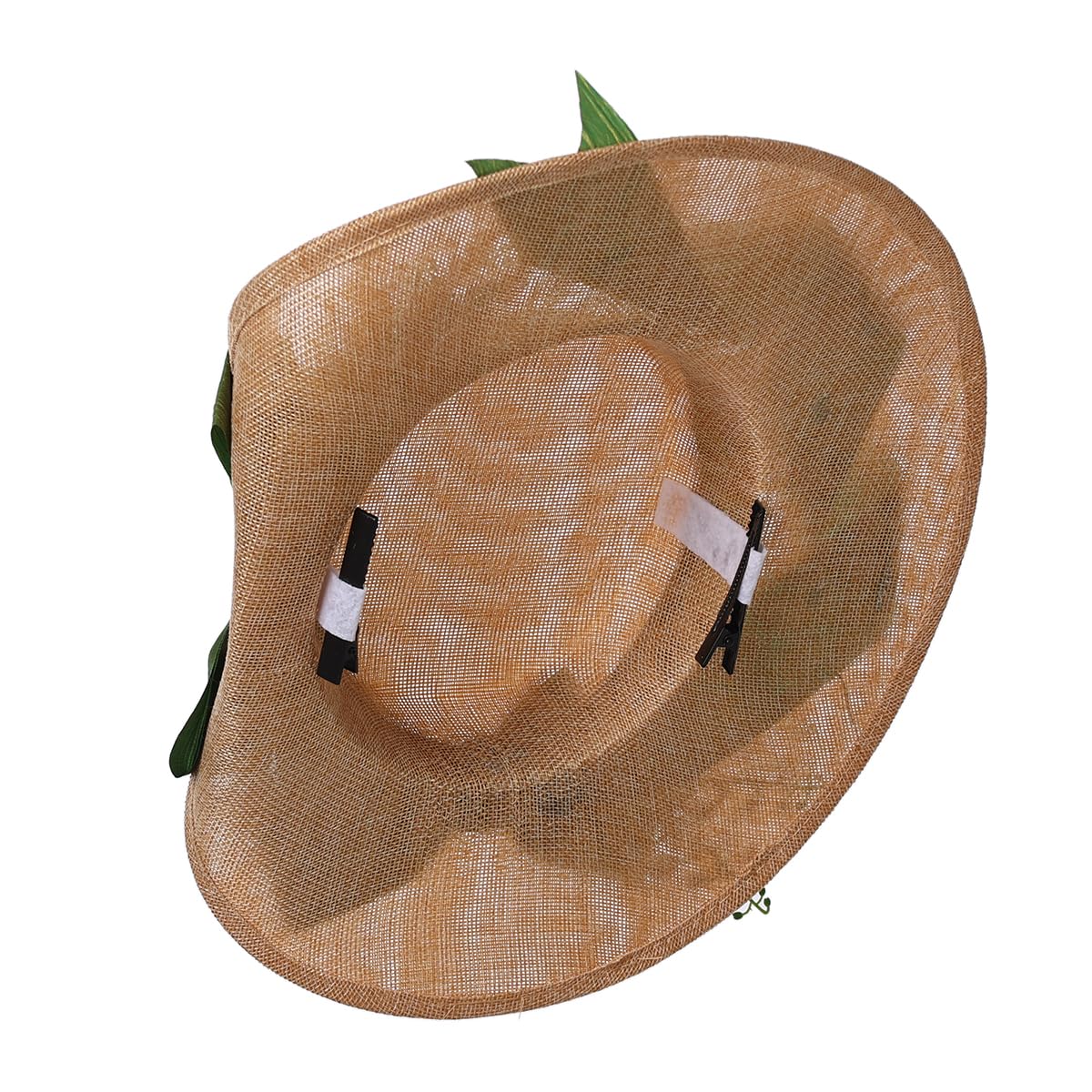 COSDREAMER Chapeau de Soleil Victorien pour Filles et Femmes avec nœuds et Fleurs
