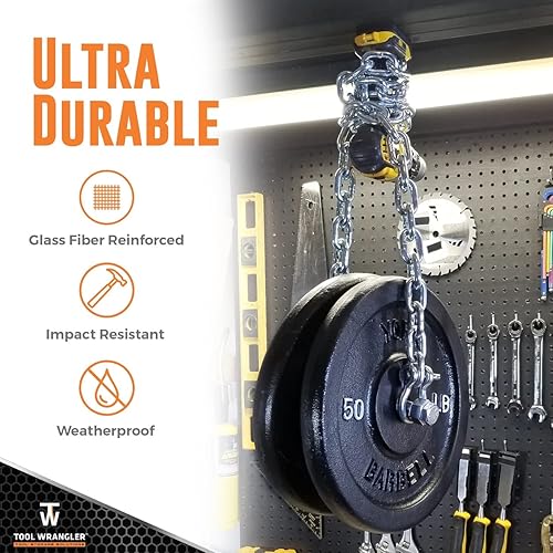 Vista 4 de Tool Wrangler Dewalt - Organizador de soporte de herramientas - Se adapta a 20 V - 8 soportes de herramientas DeWalt Soporte de pared Dewalt