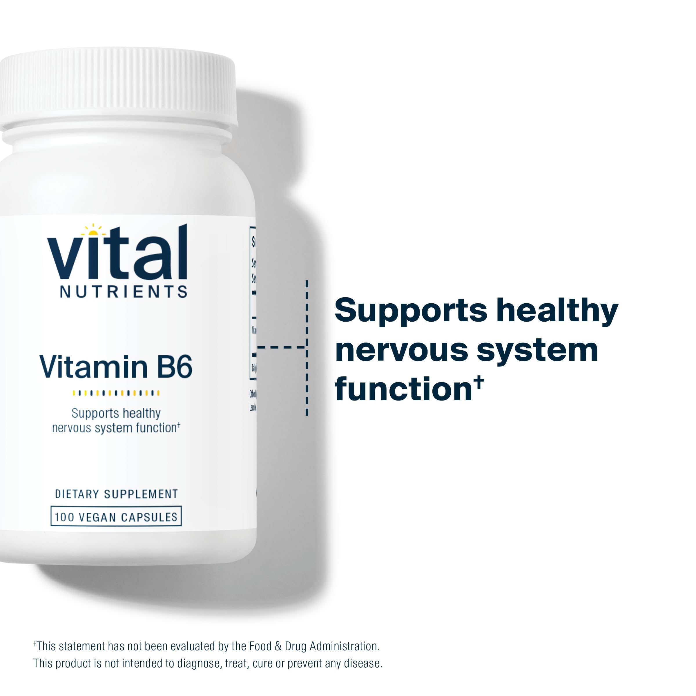 Vital Nutrients Vitamin B6, 100 Capsules — Amazon image 5