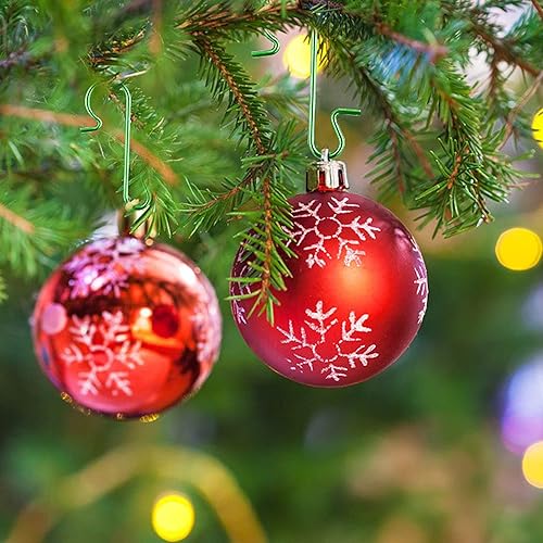 Miniatura 35 de 240 ganchos de alambre de metal para adornos de Navidad, ganchos en forma de S con caja de almacenamiento para ganchos de adornos para árbol de plata