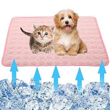 Dog Cooling Mat, Pet Cooling Pads for Dogs, Summer Cooling Bed for Cats, Portable Pet Cooling Cushion for Home or Outdoor