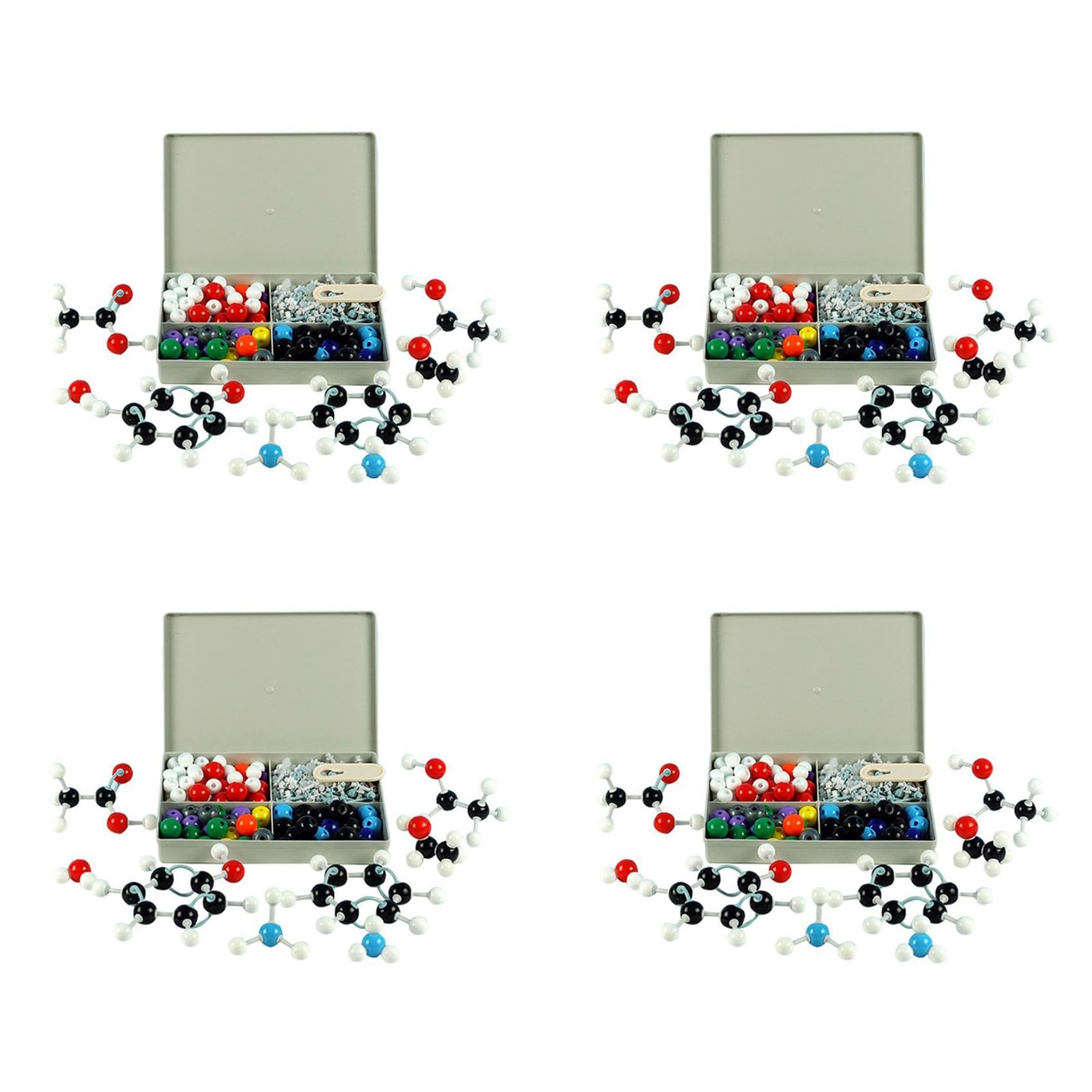 ISTOVO Molekulares Modellbausatz, organische Chemie, Molekularelektronen, Orbitalmodell, Chemiehilfe, Werkzeug für Chemieunterricht, 960-teilig