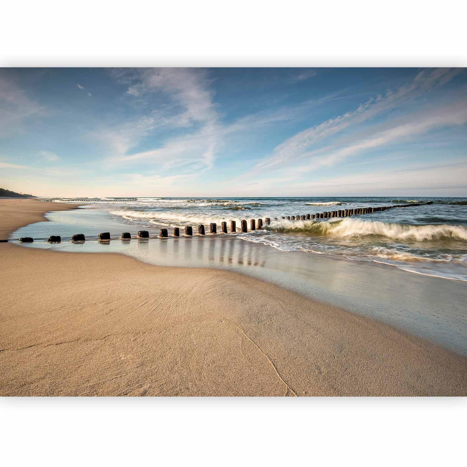 murando Photo Wallpaper Sea Beach 300x210 cm / 118.1" x 82.7" — image 1