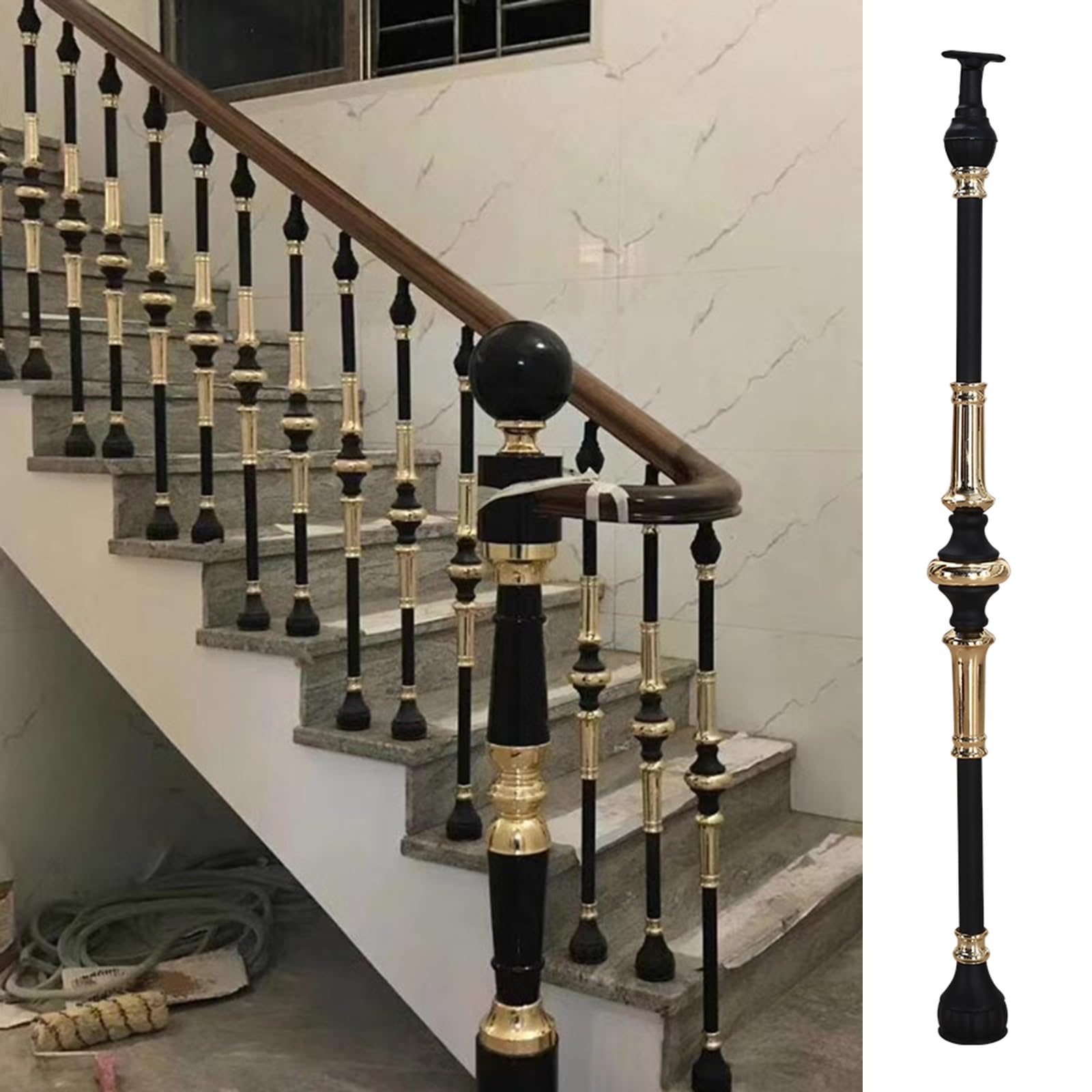 Main courante V2A pour sécuriser l'escalier de votre jardin moderne