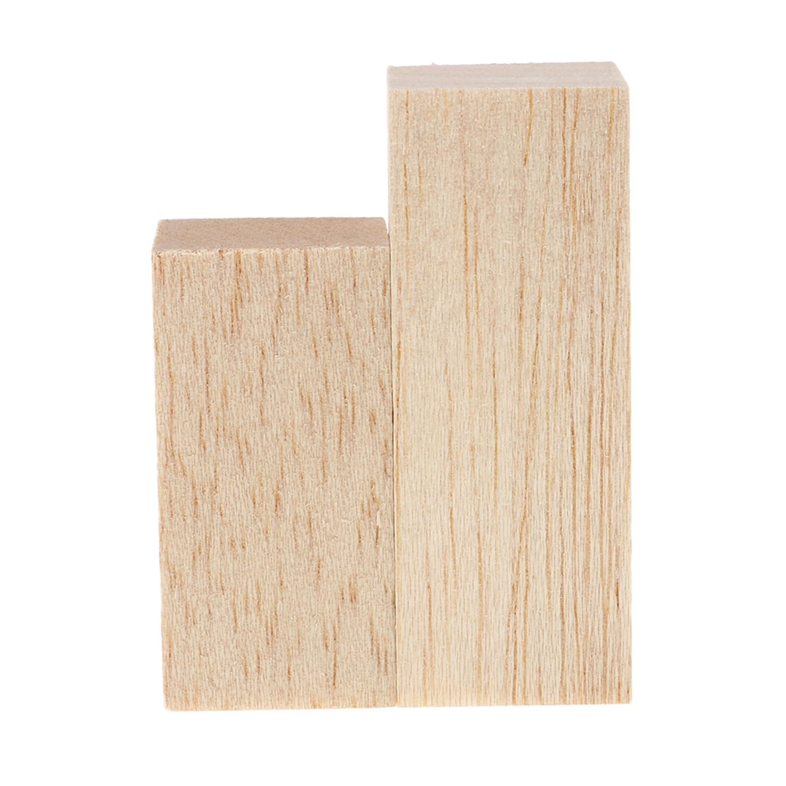 5 piezas de palitos madera balsa 80/60 mm, sin terminar, for manualidades en, rectangulares, bloques espiga 30 x Para Tallar Madera Kit(30x30x60mm)