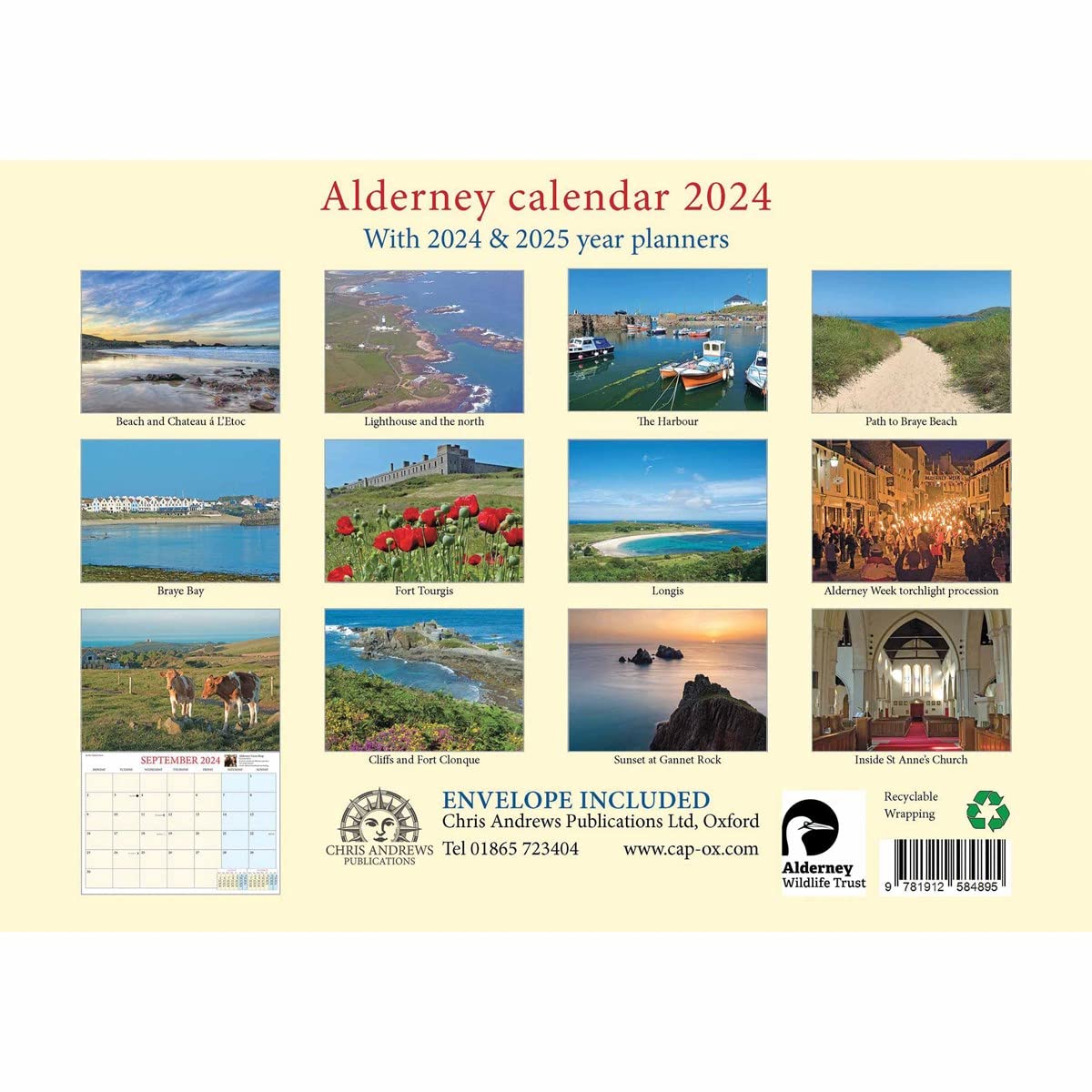 Alderney A4 Calendar - 2024, 298 x 210mm - Image 4