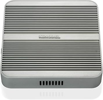KINGDEL ميني كمبيوتر، Fanless HTPC مع وحدة المعالجة المركزية i5، ذاكرة الوصول العشوائي 4 GB، 64 GB SSD، منفذ HD، VGA، 4 xUSB 3.0، حالة معدنية