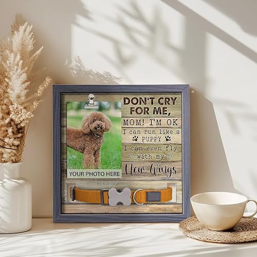 Miniatura 5 de Pawfect House Regalos conmemorativos para perros, regalo de condolencia por pérdida de perro, marco de collar conmemorativo para mascotas, regalos