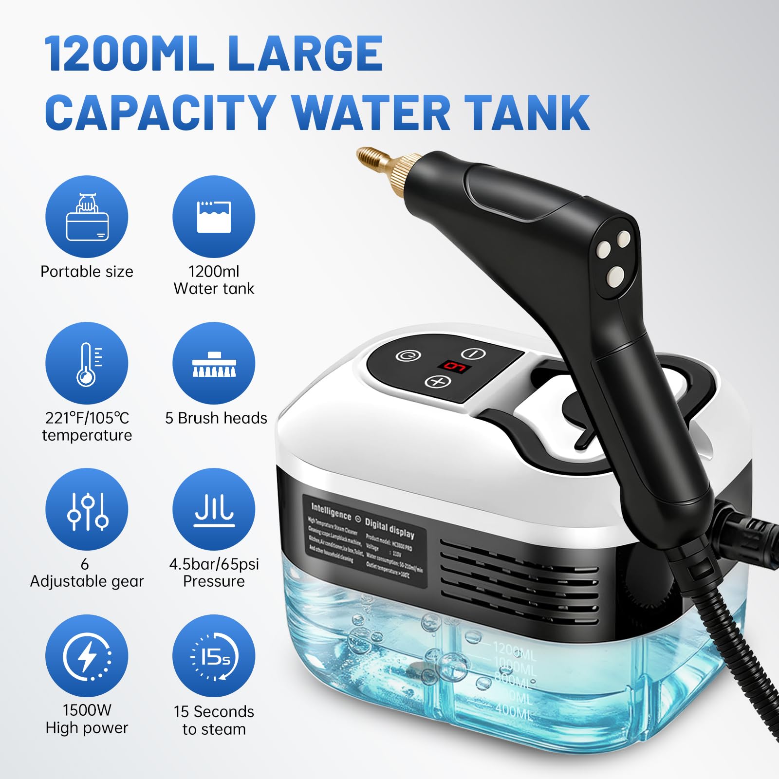 SRGARH Steam Cleaner - Powerful Home & Car Cleaning -2 SRGARH Steam Cleaner - Powerful Home & Car Cleaning -2