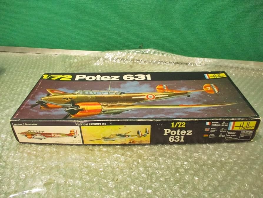 Amazon | プラモデル Heller エレール 1/72 Potez 631 ポテ631