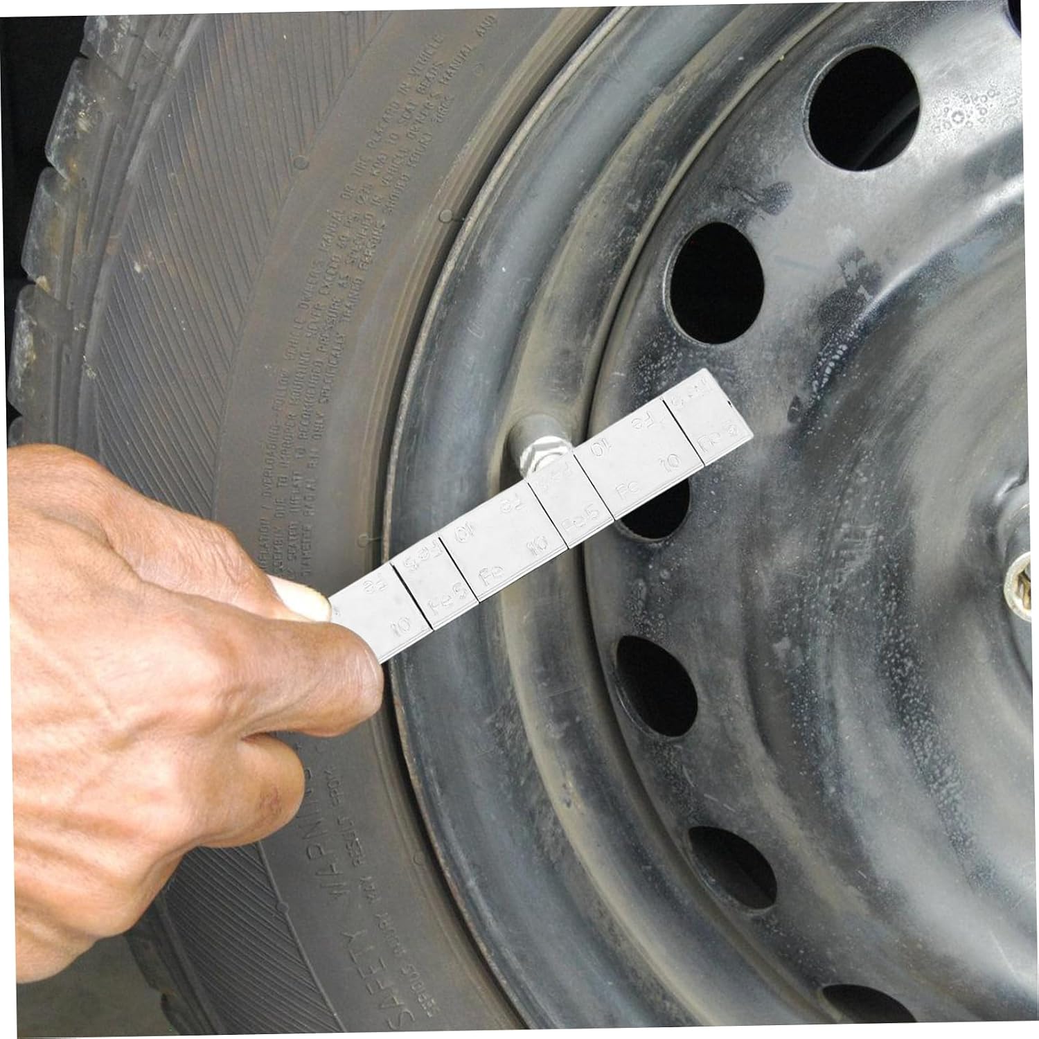 STOBAZA Heavy Duty Wheel Weights Steel Tire Balance Blocks Car Tire Buffer Vehicle Wheel Weight Block
