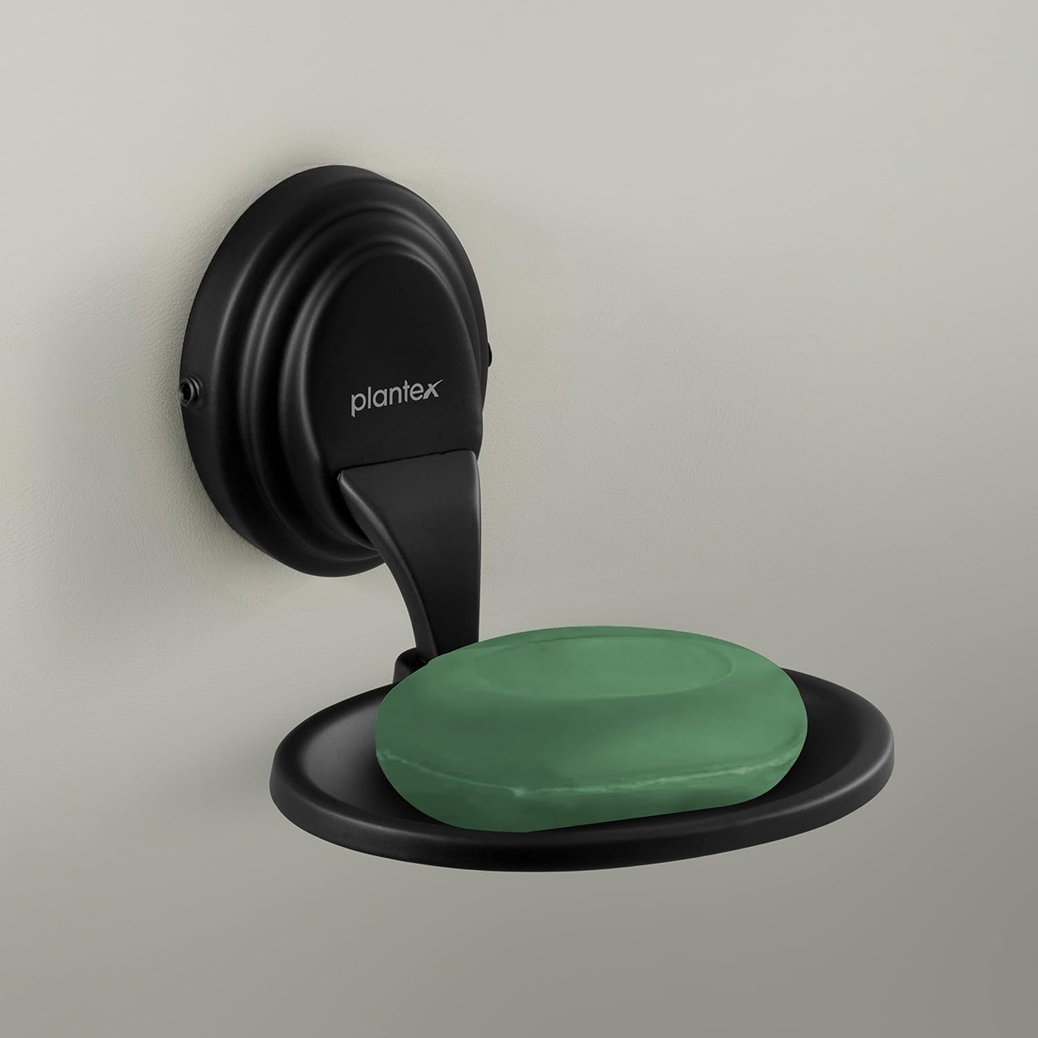 Plantex Cubic Black Bathroom soap case/Holder/Stand (304 Stainless