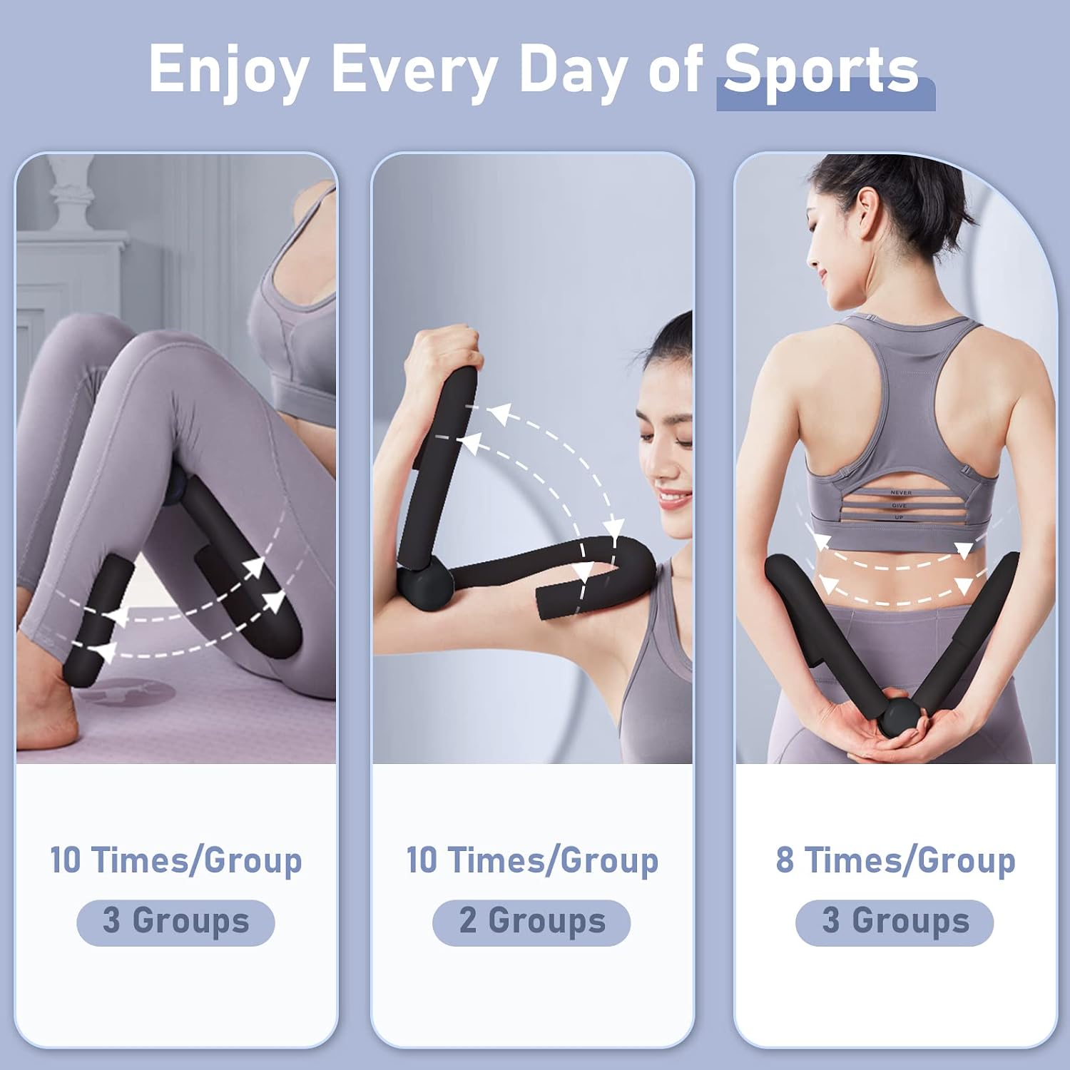 YNXing Thigh Master Thigh Trimmer Thin Body/Thigh Toner & Butt, Leg, Arm Toner/Leg Exerciser Home Gym Equipment Best for Slimming Training Thin Thigh