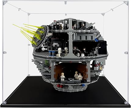 Acrylic Display Case Compatible for LEGO Death Star #75159, Dustproof Display Case Case Only Lego Sets are NOT Included