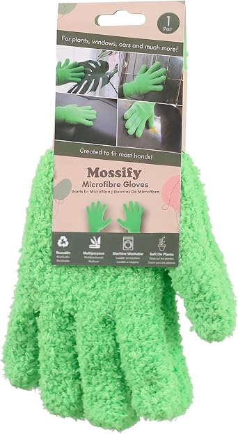 Mossify Leaf Shining Microfiber Gloves