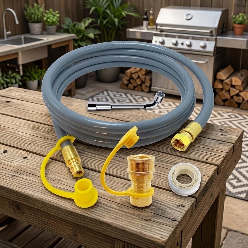 Tubo Estensione Gas per robusto 10FT per Grill Tubo Estensione