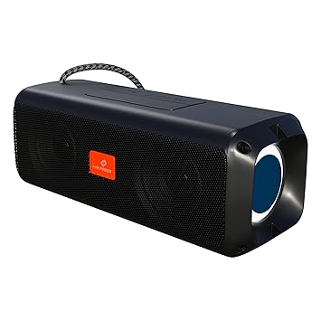 MAKPOWER Wireless Bluetooth Speaker | 20W Output Power | RGB Lighting | Superior Sound Quality | 10-Hour Playtime | Portable Design | Multiple Connectivity Options (Bluetooth/USB/microSD) (Black)