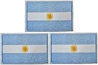 Vista 16 de Paquete de 3 parches de bandera de Colombia, parche bordado de bandera de Colombia, para sombreros, bolsas tácticas, chaquetas, parches de ropa