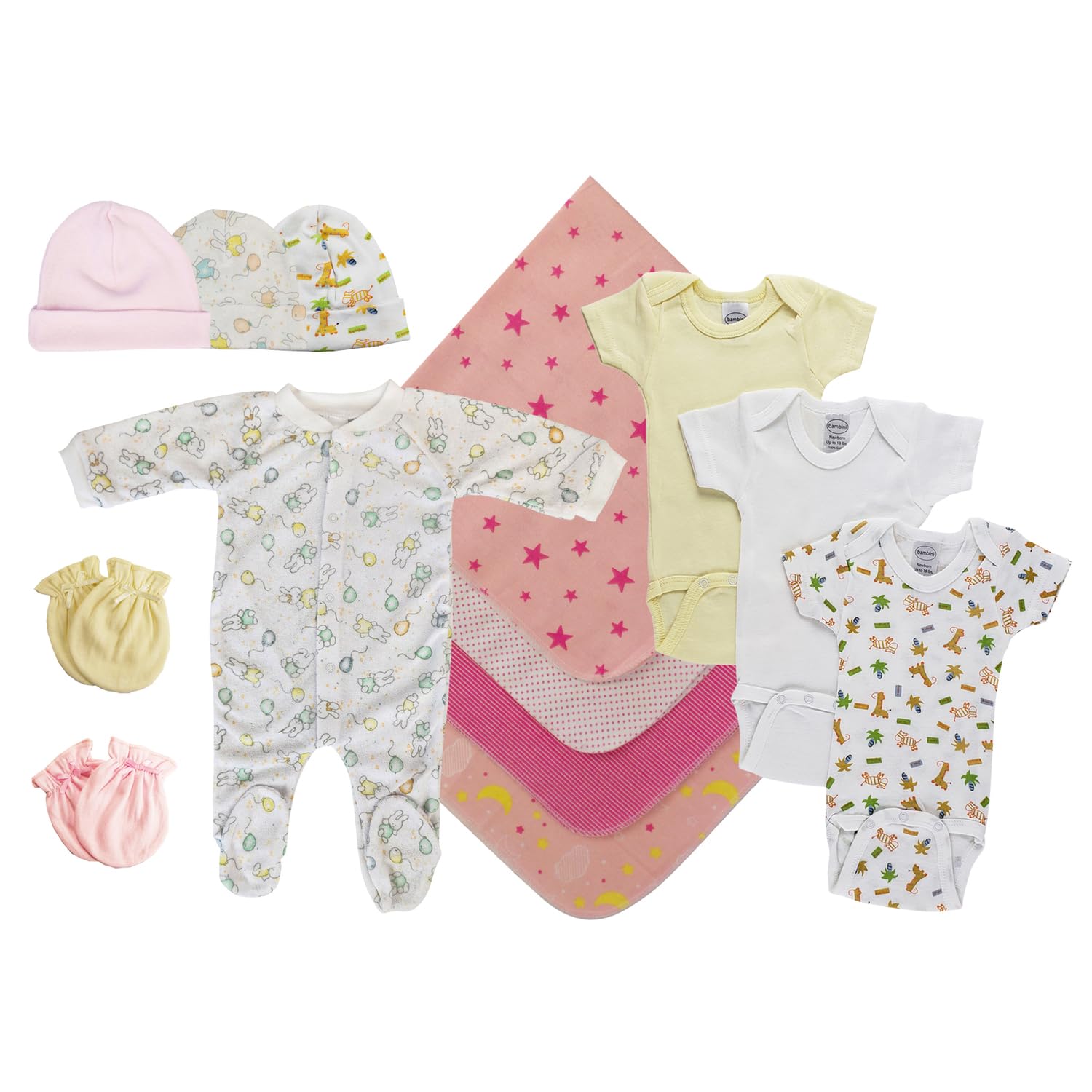 Bambini Baby Girls 13 Pc Layette Sets