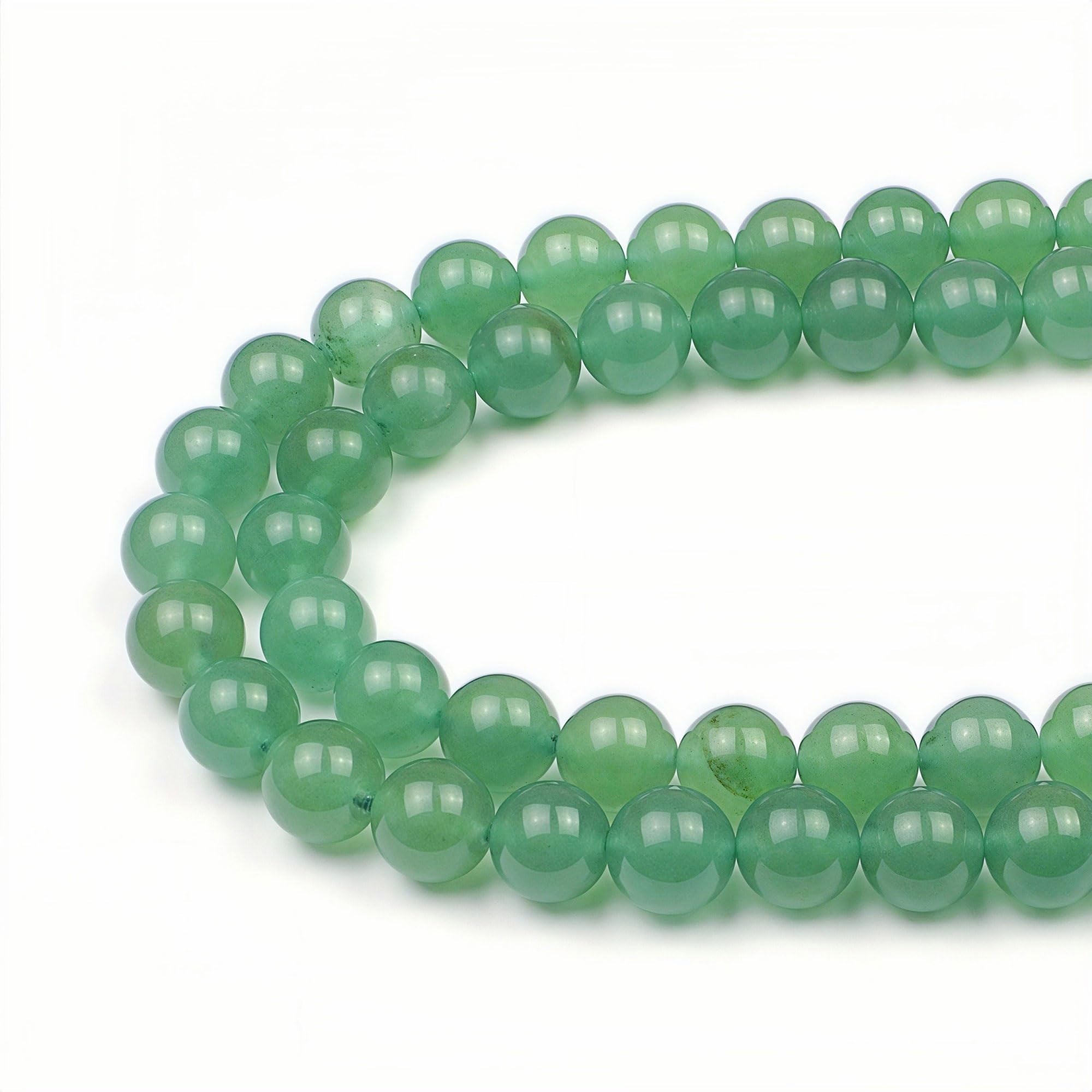 MJDCB 10mm 35 piezas Cuentas de Piedra Turquesa Redondas Sueltas Piedras Semipreciosas para Hacer Joyas Pulseras Collares — view 16