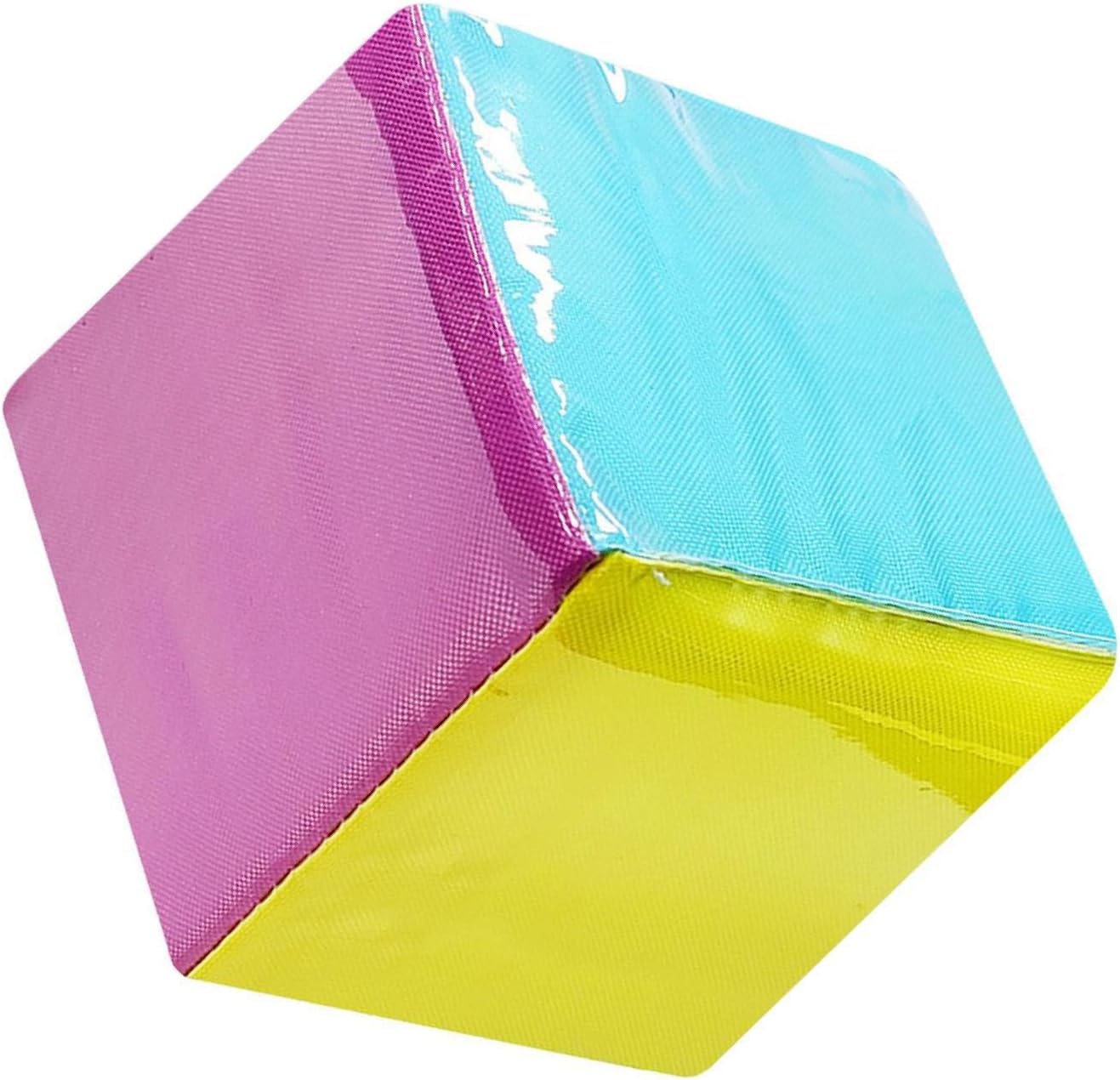 Classroom Teaching Tool Photo Pocket Foam Stacking Blocks Soft Learning Dice Set With 6 Sided Clear Pockets For Cards Photo Pocket Foam Stacking Blocks Learning Dice