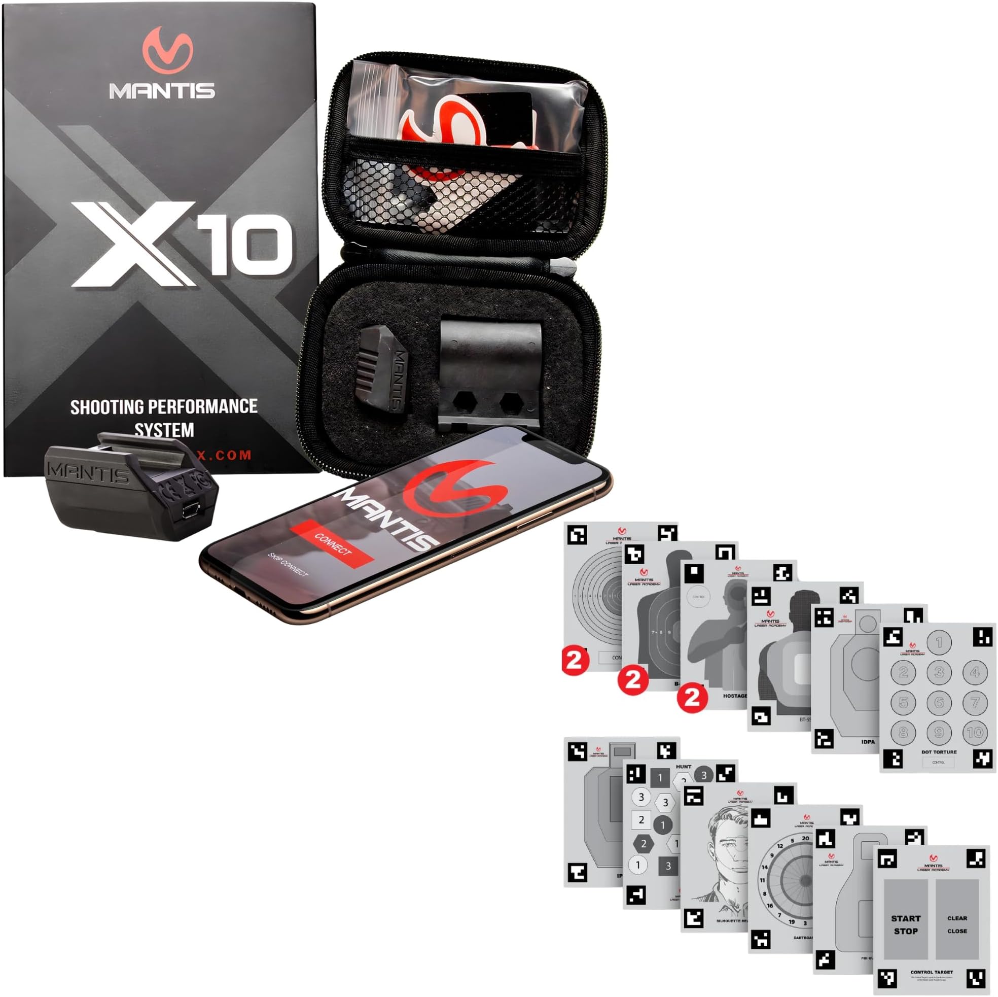 X10 Dry Fire Training System + 15 Laser Academy Smart Targets