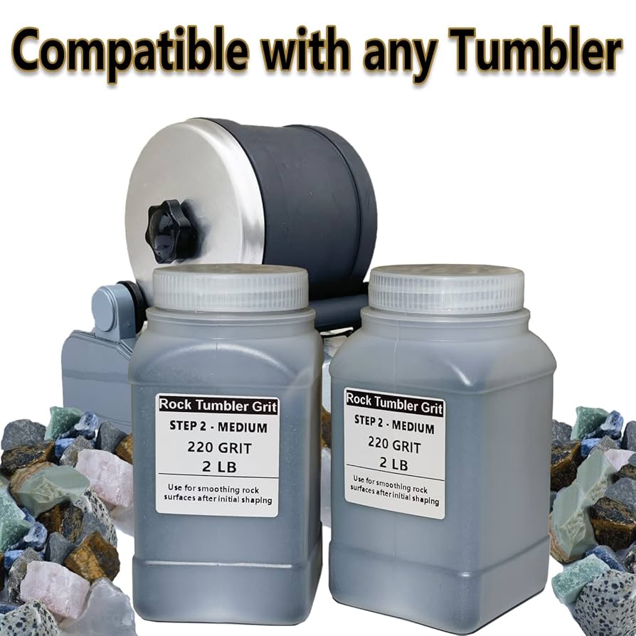 National Geographic Rock Tumbler Grit And Polish Refill Kit Tumbling