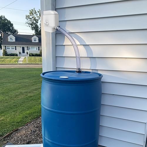 Miniatura 2 de Prestantious Desviador de bajante de canalón con pantalla de filtro integrada que se adapta a bajantes de 2 x 3 pulgadas y 3 x 4 pulgadas, sistema