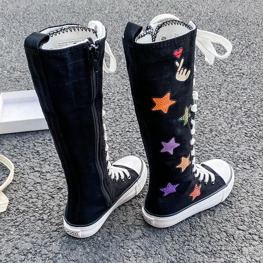 Kids high Tops Boys and Girls High Top Children's Canvas Shoes Fashion Street Dance... - Image 5