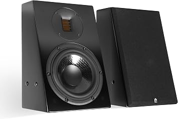 Aperion Audio Theatrus TC65 2-Way 6.5" Height/Surround Speaker Pair for Dolby Atmos Home Theater Surround Sound SystemStealth Black