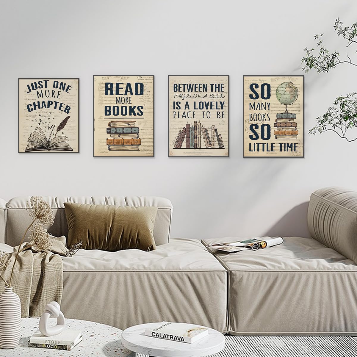 Affiche Déco Vintage - Foire Du Livre, Bibliothèque, Lecture - Réf 12481 - NEUVE
