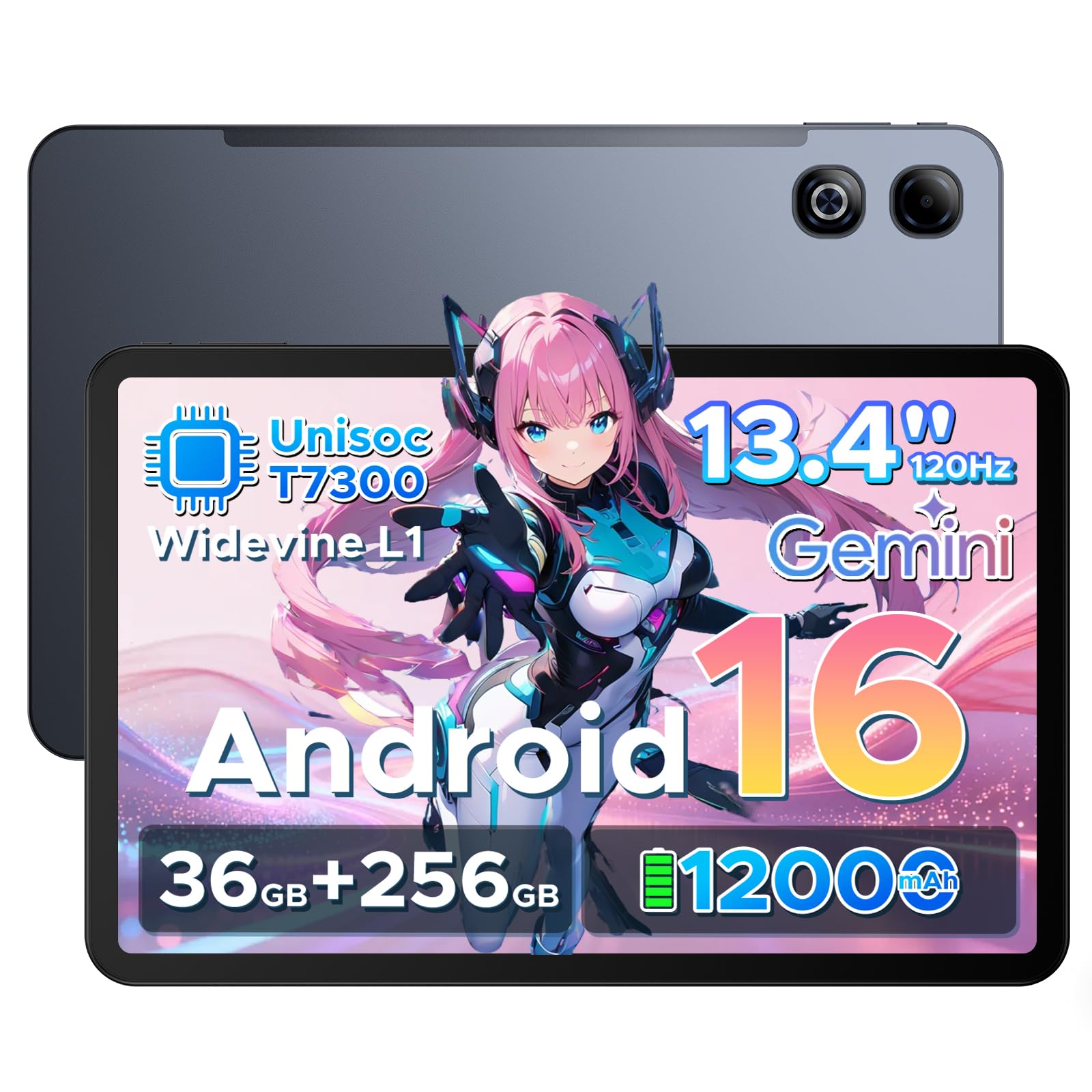 Amazon.co.jp: U13 Pro Android 16 タブレット 13.4インチ 2.4K大画面