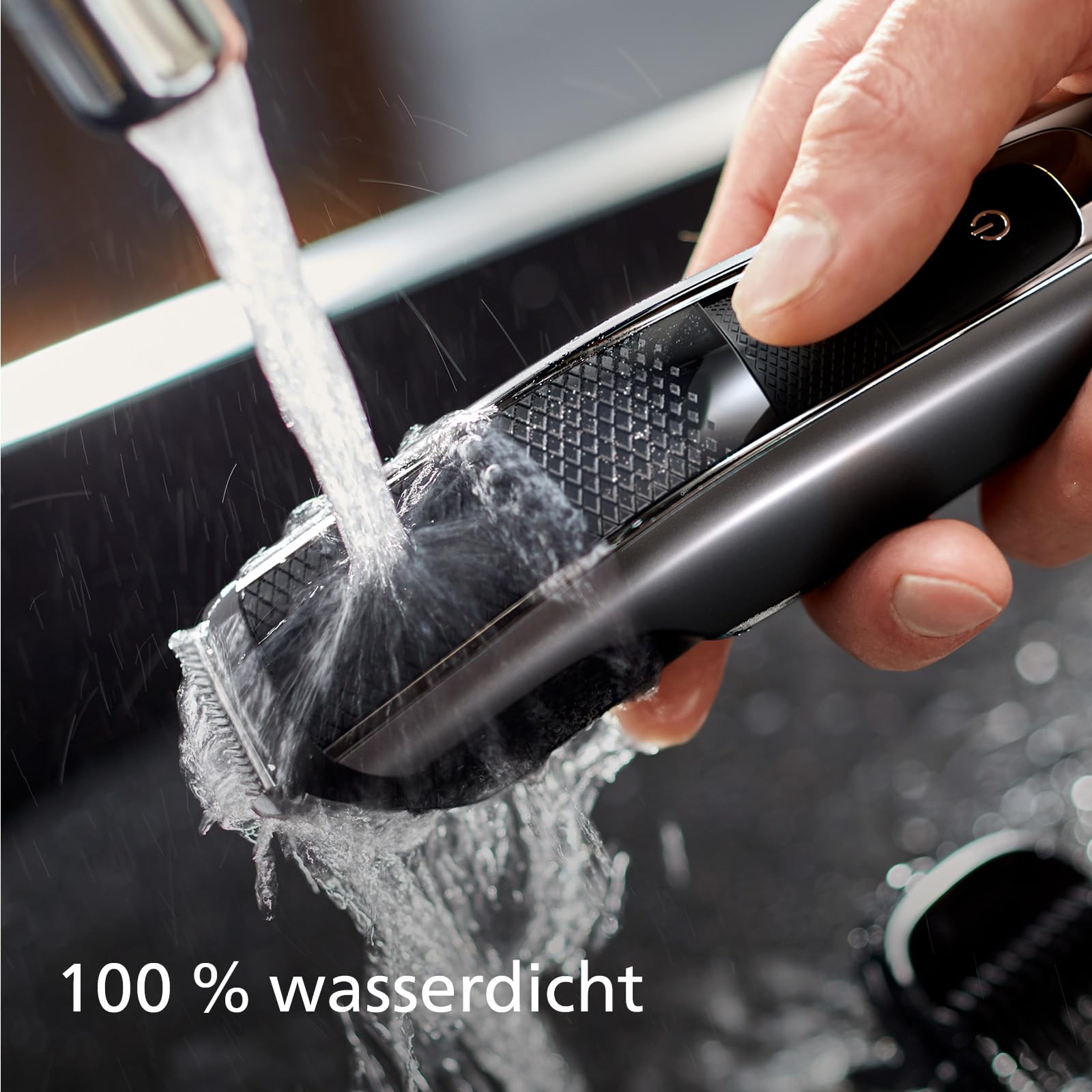 Philips Barttrimmer S5000 – Elektrischer Bartschneider für Herren, Kammaufsätzen, Lift und Trim Pro-System, 40 einstellbare Schnittlängen, 90 Minuten Akkubetrieb & 1 Stunde Ladezeit (Modell BT5515/75)