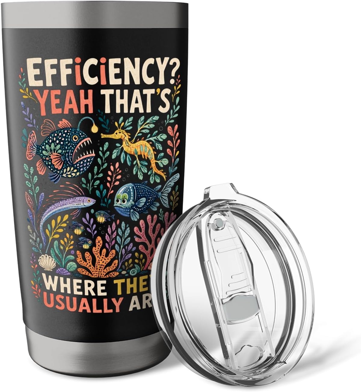 Efficiency Where They Usually are Aquarium Fish Tank Stainless Steel Insulated Tumbler image 5
