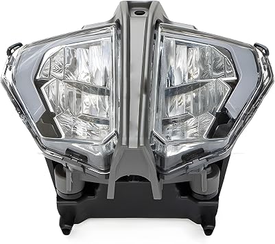 Motorcycle Headlight Assembly Compatible With K-TM DUKE 390 2018-2023 390Duke 2020-2022 High/Low Beam Projector Headlight Kit Replacement Light
