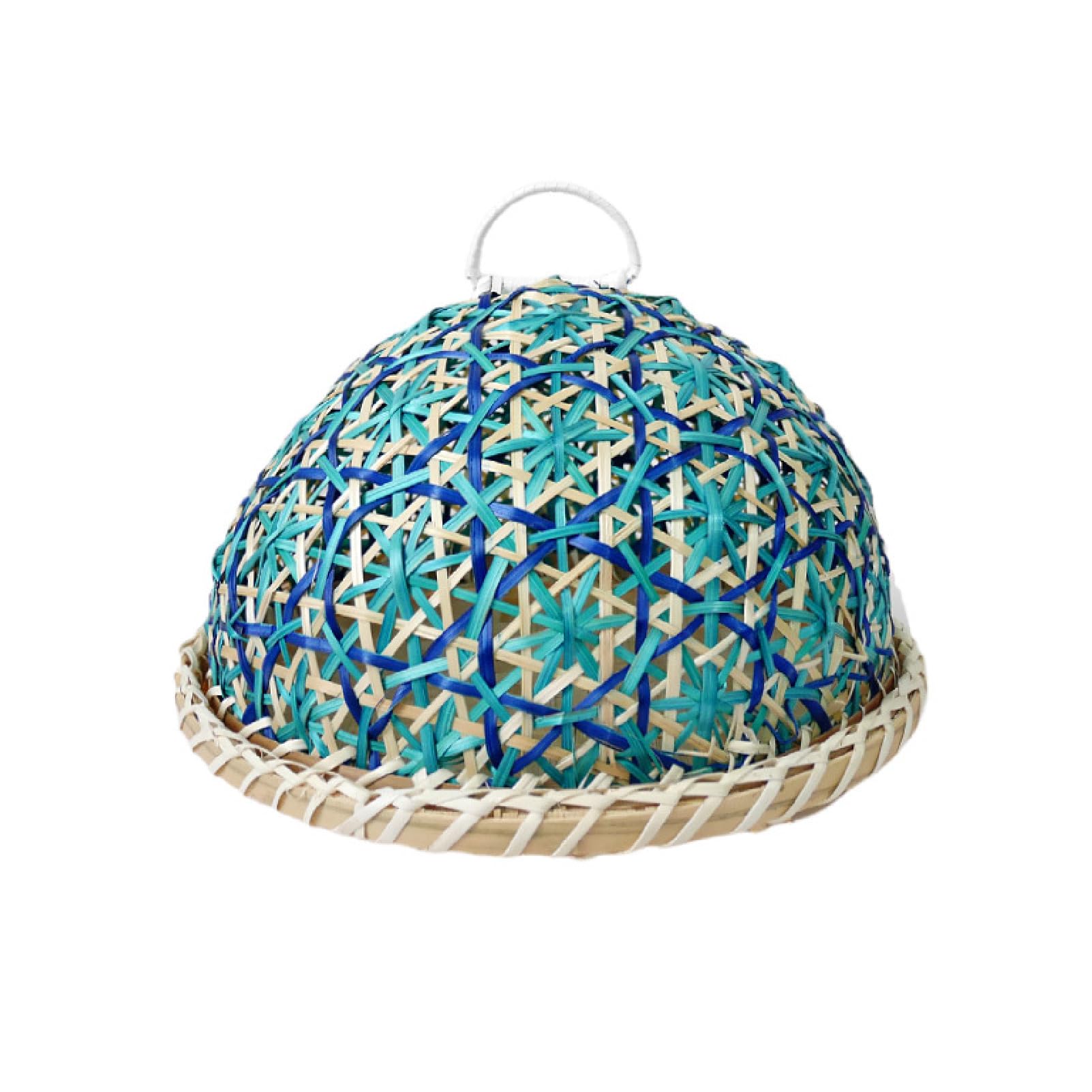 DTSXFTLY Handwoven Bamboo Bread Basket with Lid for Fruit Table Serving