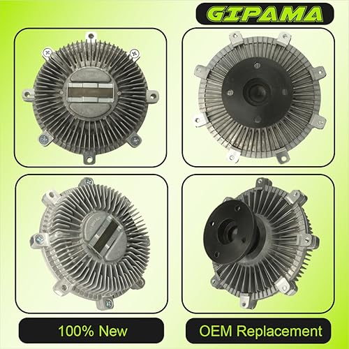 Miniatura 3 de Embrague de ventilador de refrigeración del radiador 6601 para Nissan Frontier 05-19, NV1500NV2500NV3500 12-19, Pathfinder 05-12, Xterra 05-15, para