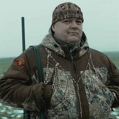 Miniatura 5 de PSKOOK Cordón de paracaídas de pato para caza, ganso, llamadas, 12/16/20, bucles ajustables, equipo de depredador para exteriores, para faisán, aves