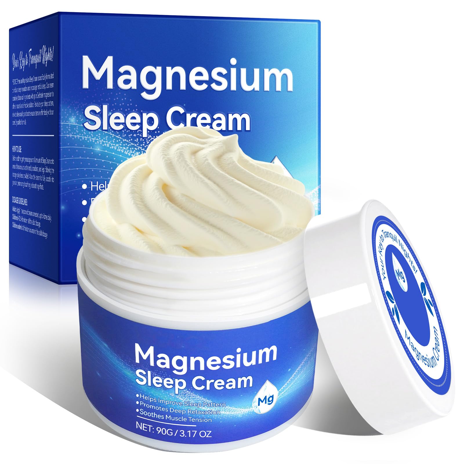 Magnesium Oil for Feet, Topical Magnesium Cream, High Concentration Genuine Zechstein