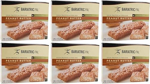 Miniatura 1 de BariatricPal Divine - Barras de proteína y fibra (0.53 oz) - Mantequilla de maní (paquete de 1)