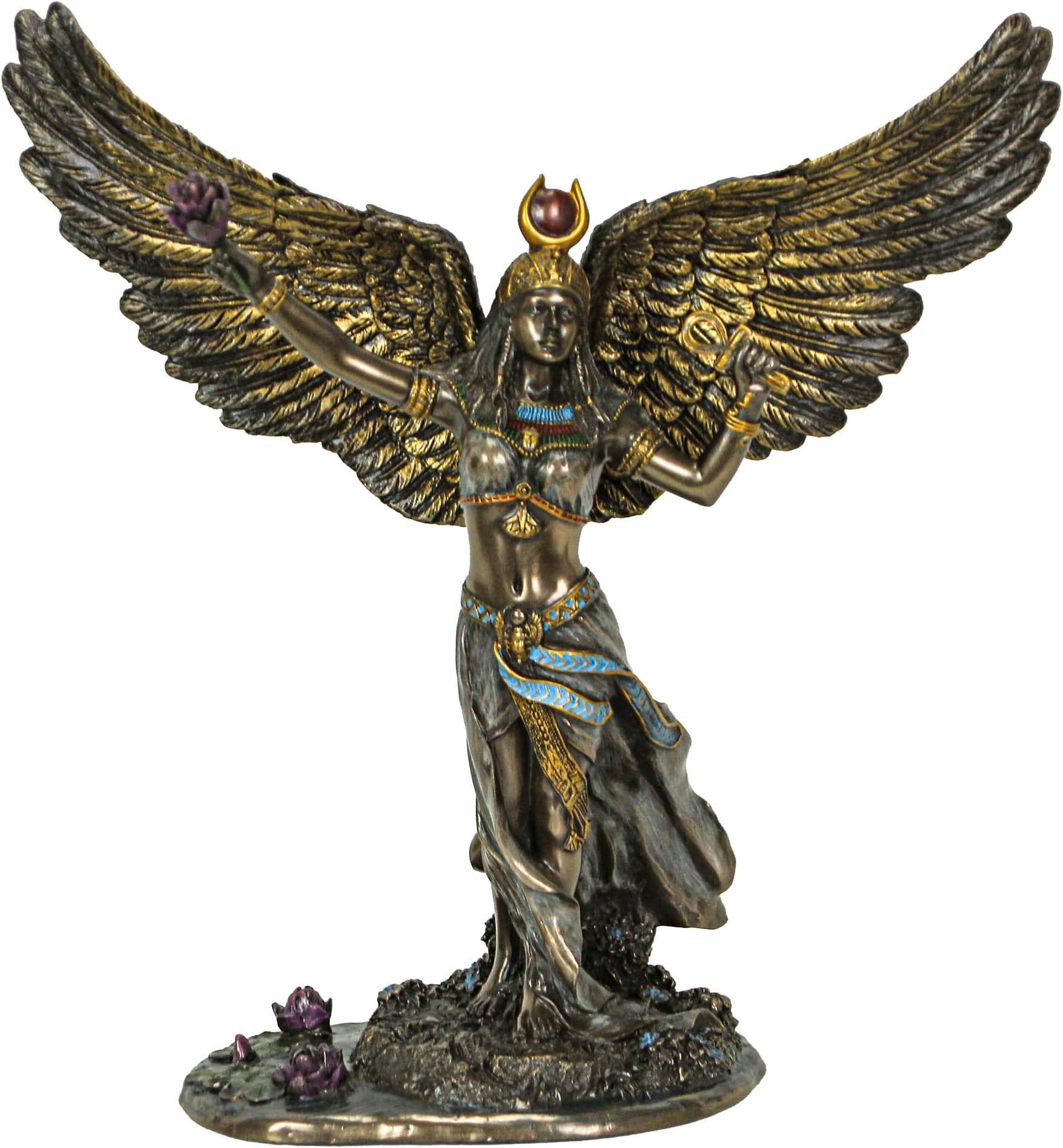 Amazon.com: Veronese Design 11 3/8" Egyptian Goddess Isis Resin ...