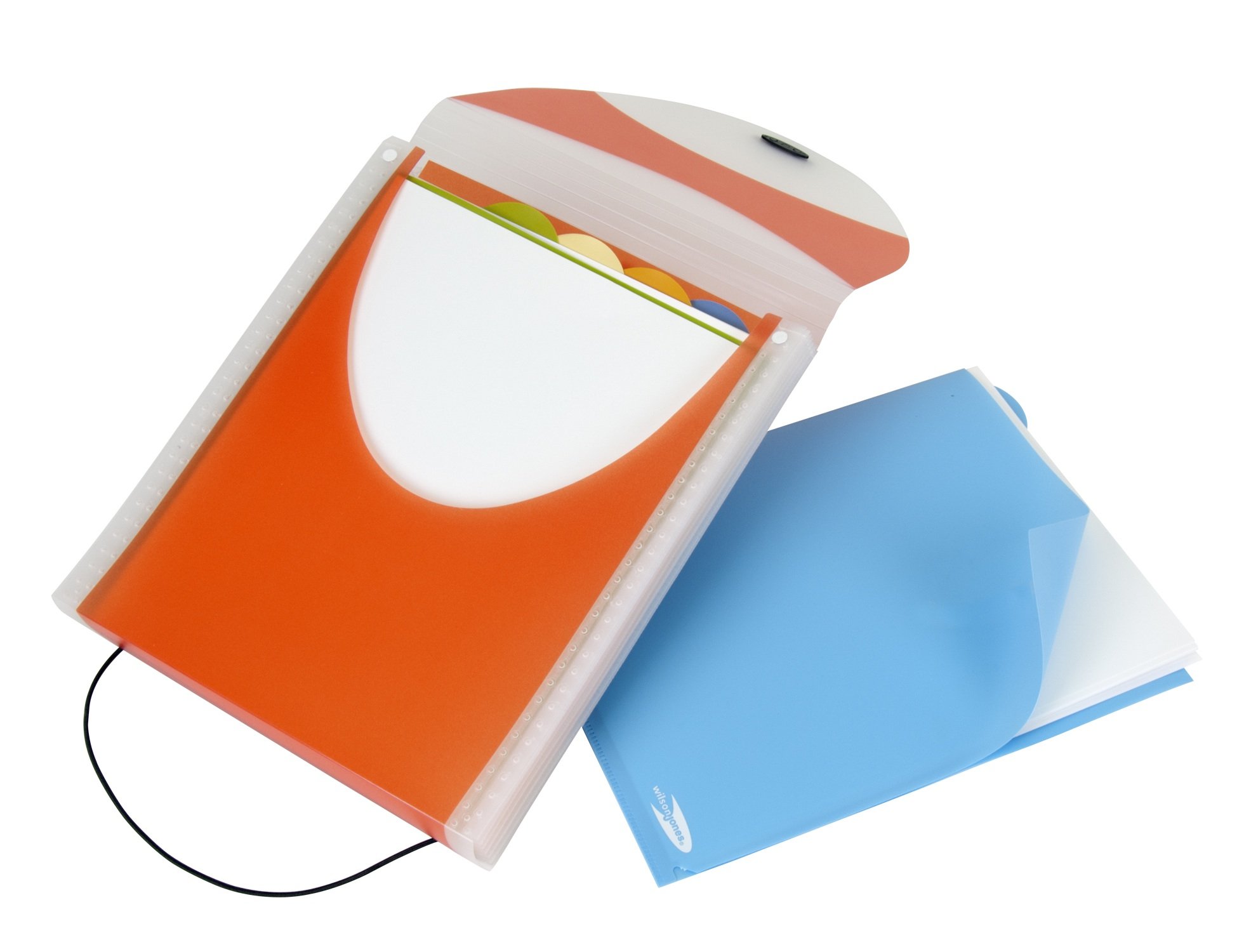 Poly Filer, w/ Bungee Strap, w/ Notepad/Files, Assorted, Sold as 1 Each