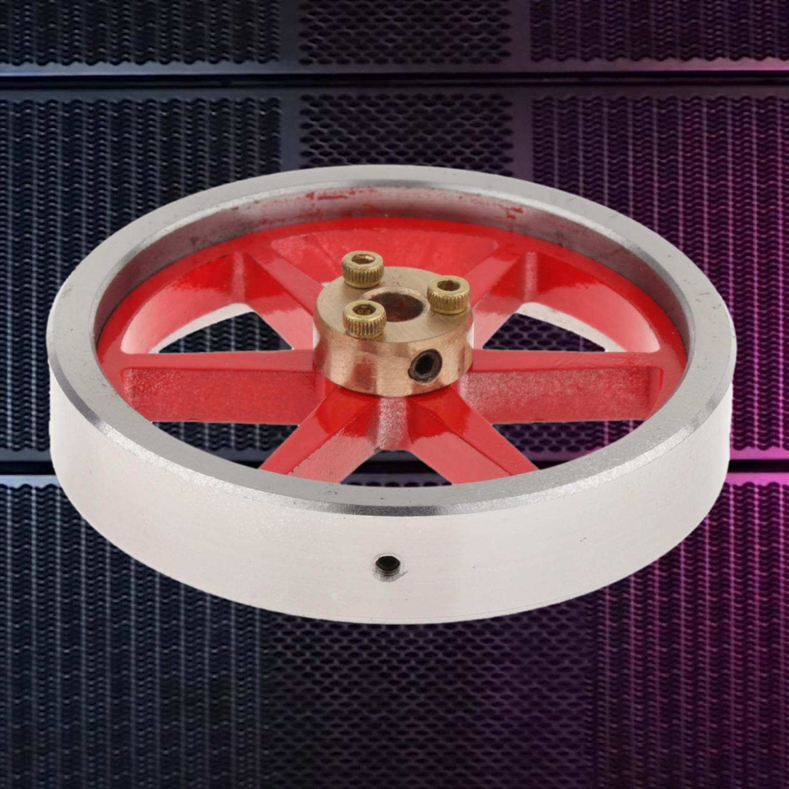 Sharplace Volante Inercial para Motores de Aire Caliente, Repuesto para Motor, Kits de Experimentos de Física de Metales, Volante para Generador de Energía Eléc