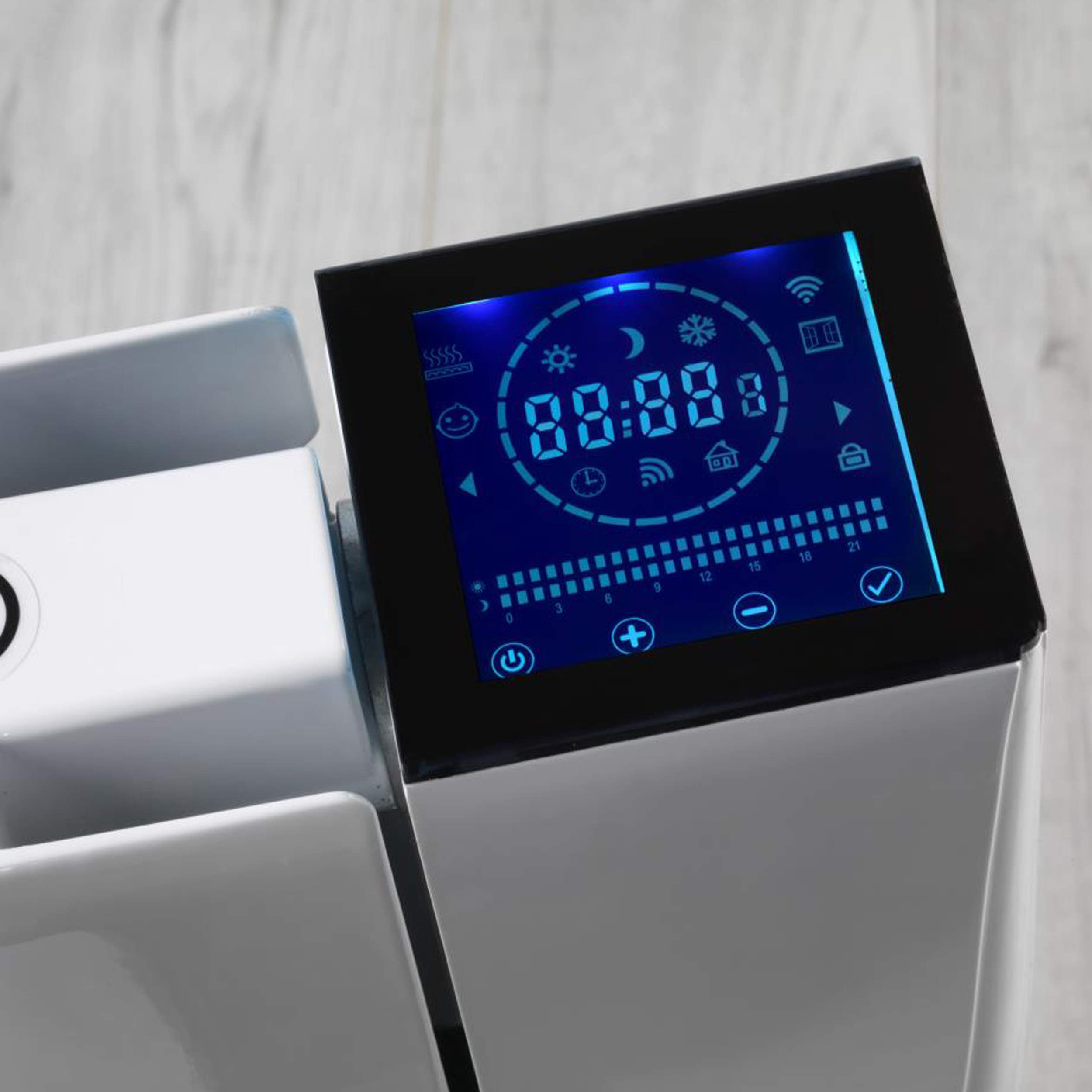 Beldray EH3110W Smart Ceramic Core Radiator, Portable Plug in Electric  Heater, Control Wirelessly with Smartphone, LCD Display, 2000 W, 7-Day  Timer Function, Free Standing or Wall Mountable, White : Amazon.co.uk: DIY u0026