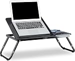 Table d'ordinateur portable pliable Noir