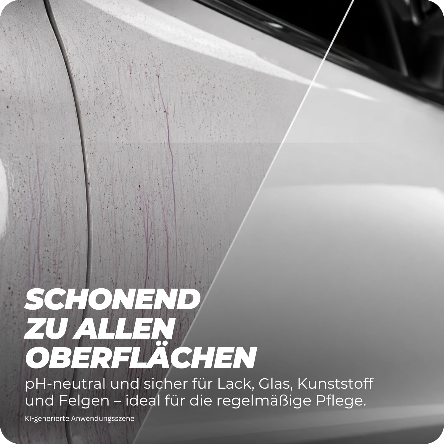 Flugrostentferner 22KG - Entfernung von Flugrost & Metallpartikeln - pH-neutral & materialschonend - Für Lack, Glas & Felgen