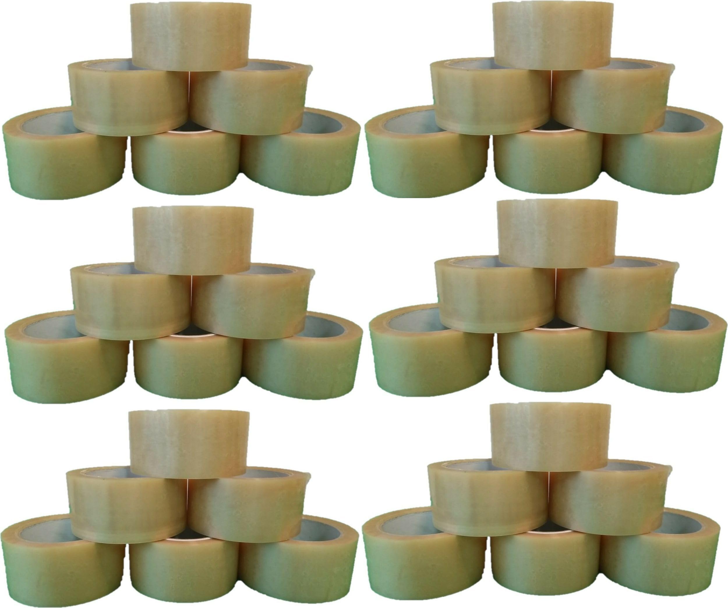 Generisch 36 Rollen PVC Paketklebeband 66m x 50mm Transparent, Industrie Qualität - Extra Stark - leise abrollend - Made in Austria - Packband Kleber auf Naturkautschukbasis.