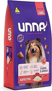 UNNA Cães Adultos Carne e Arroz 10,1kg