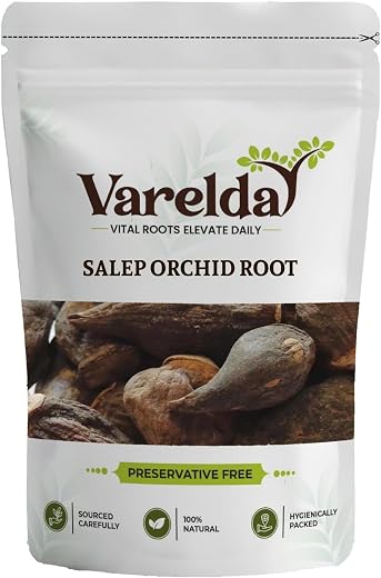 VARELDA Salep Orchid Root - Salam Gatta - Orchis Mascula (2000 Grams)