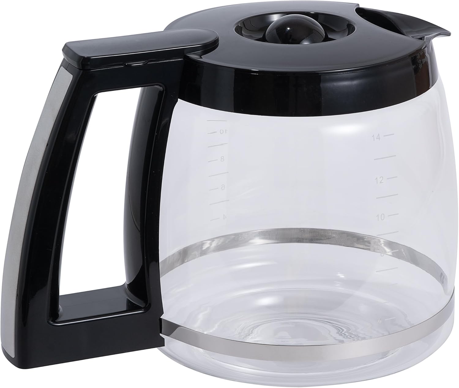 Replacement 14-Cup Glass Carafe for Cuisinart Coffee Makers, BPA-Free Fits Models DCC-2200, DCC-2600, DCC-2800, DCC-3200, and DCC-3200P1